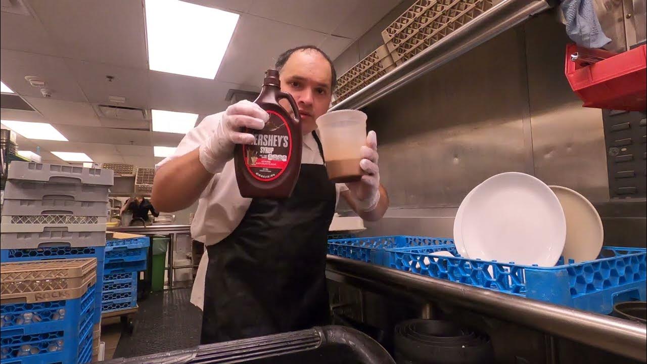 OH MY GOD THE DISHWASHER HAS LOTS OF DISHES AND RACKS TO WASH IN