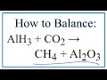 Balancing Chemical Equations and Reactions