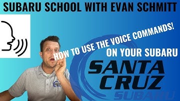 How to use the voice command navigation on most older Subaru models