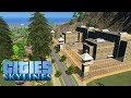 Cities Skylines - Скрытная тюрьма у подножья горы! #34