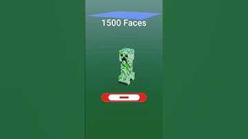 Minecraft Creeper cloth simulation #minecraft #Blender #3D #satisfying