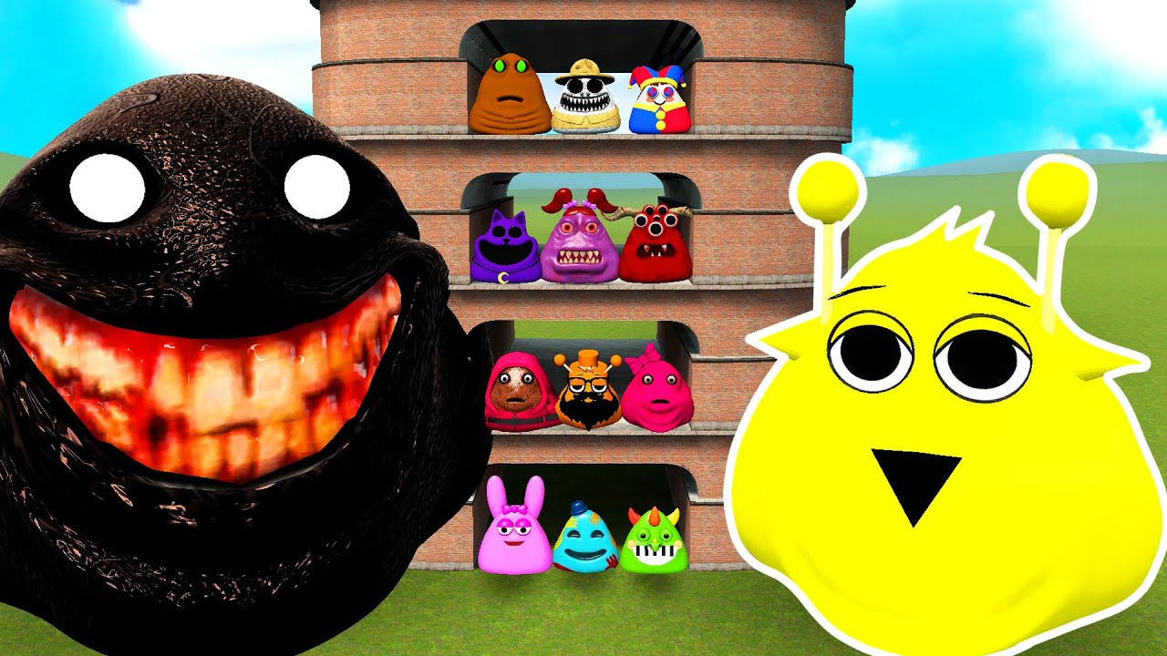 🗼СПАРТАНСКИЙ ПИНАЕТ СЕМЬЮ ПОУ БОУ ИЗ МЕСТЬ БОУ ПОУ и СПРАНКИ ПОУ в БАШНЕ Garry's Mod!