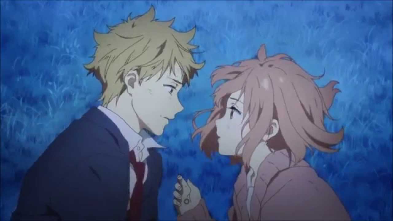 Anime Highlights - Kyoukai no kanata: I'll be there (Movie Sequel) ending  scene 