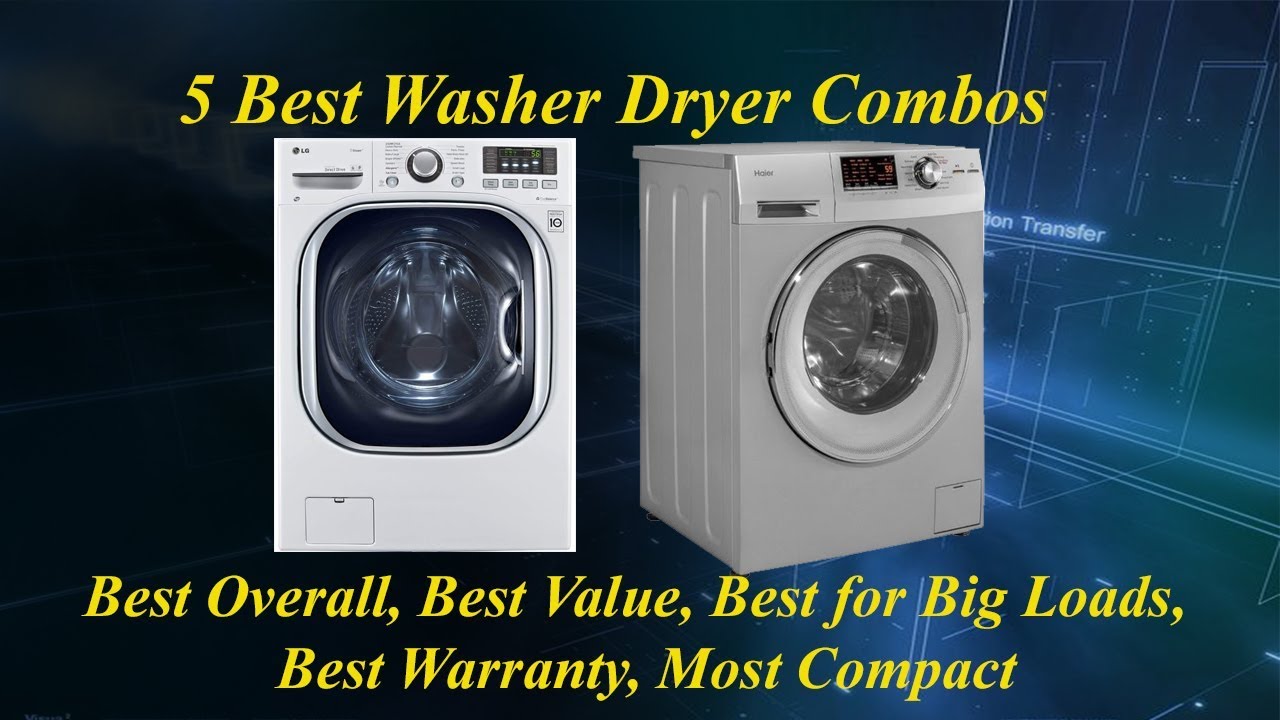 5 Best Washer Dryer Combination | Washer Dryer Combos - YouTube