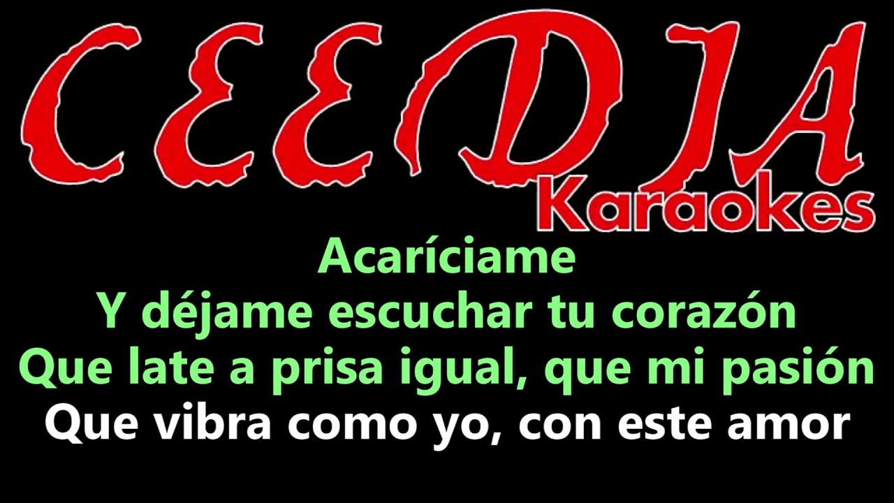 Acariciame Sonora Tropicana Karaoke Premium