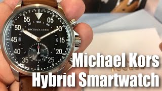 michael kors hybrid smartwatch setup