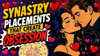 The Most Obsessive Synastry Placements in Astrology❤️‍🔥