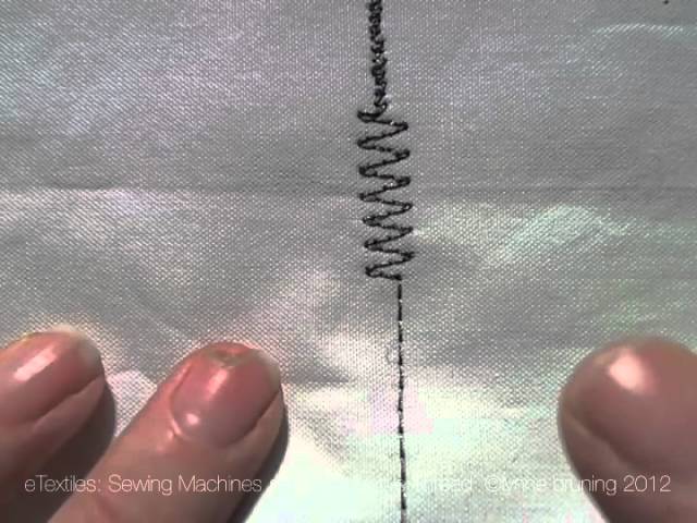 eTextiles: Sewing Machines and Conductive Thread 