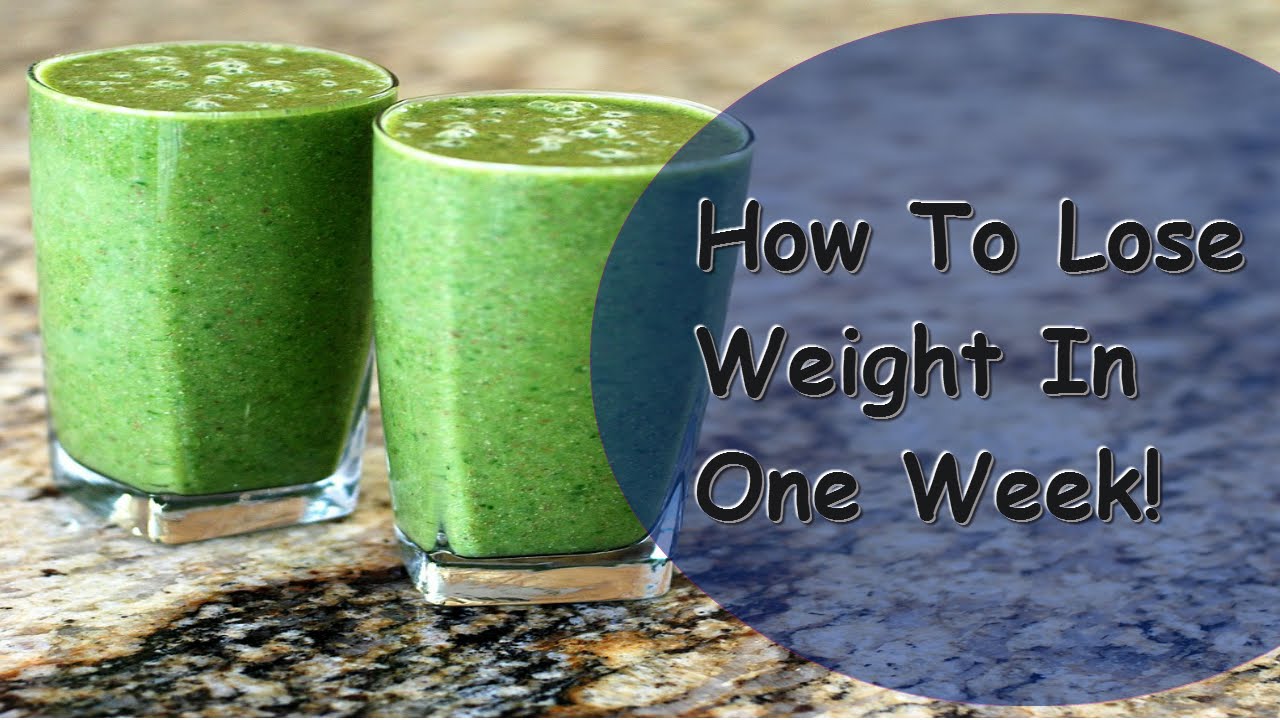 How To Lose Weight in One Week - 4 Hacks for a Green Juice Cleanse