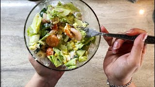Полезные привычки. Новый салат каждый день! Vlog из кухни. День 7