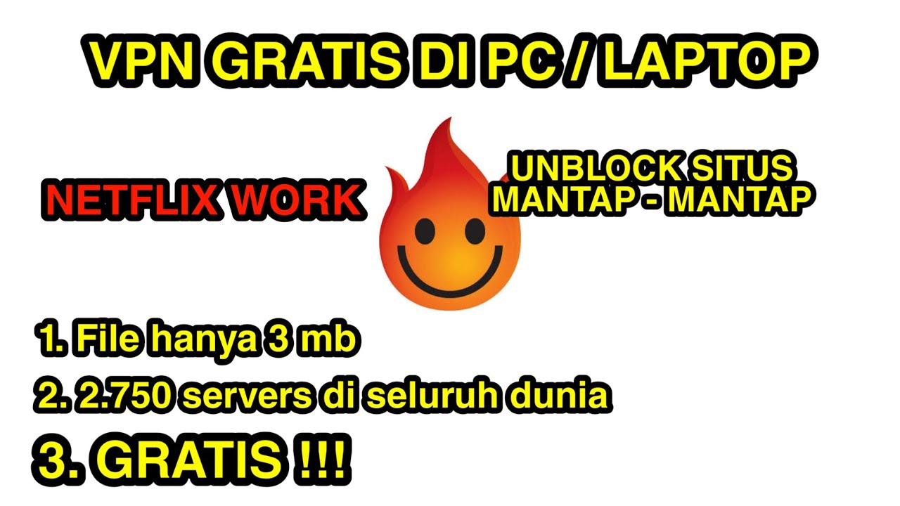 VPN GRATIS DI PC TERCEPAT ? PAKE INI AJA NO