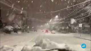 Heavy snowfalls in Patagonia Argentina