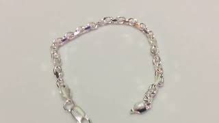 Diamond Cut Heavy Link Bracelet - 4.5mm Cable Link - WHOLESALE SAVINGS!  #diamondcut #icy