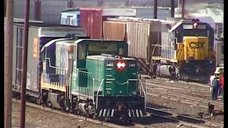 Trimmers and Trains at Selkirk Yard