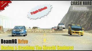 BeamNG Drive - Racing & Crashing The Hirochi Sunburst