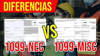 Diferencias entre las formas 1099NEC y 1099MISC