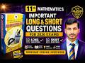 Important Questions 11th Maths || Review Model paper || FBISE || AJK|| NBF || Calculus Corner