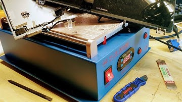 Hot Plate TBK-968 Vacuum LCD Separator Mobile Laptop Tablet iPad Screen Repair Unboxing Review Test