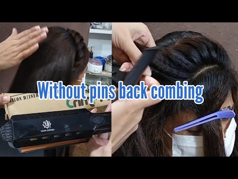 Hairstyle for girls || how to create back combing hairstyle || bridal ...