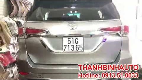 Cốp điện, cảm biến đá chân mở cốp Fortuner 2017 2018 - ThanhBinhAuto