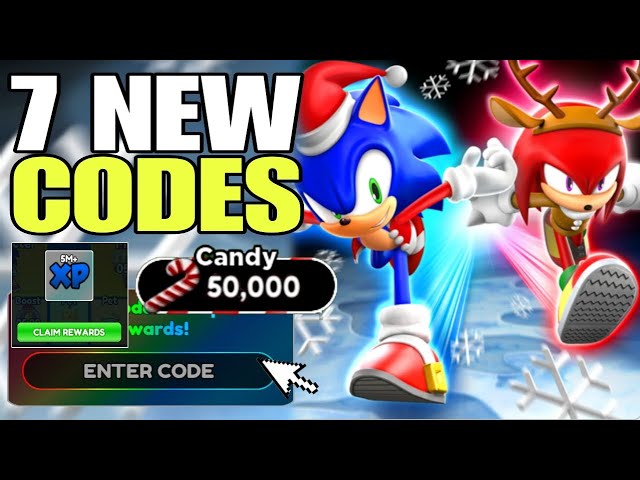 NEW* SONIC SPEED SIMULATOR CODES 2023 DECEMBER