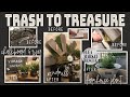 TRASH TO TREASURE DIY FARMHOUSE DECOR-THRIFT STORE MAKEOVERS