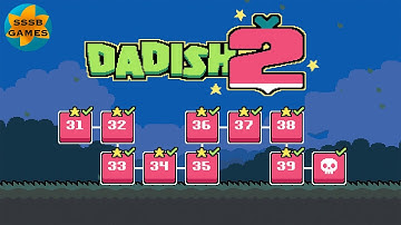 Dadish 2: World 4 , All Levels + All Stars , iOS/Android Walkthrough