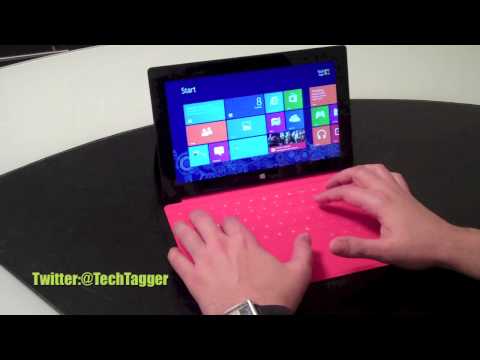 Microsoft Surface and Keyboard - Handwriting Recognition