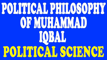 Political Philosophy of Muhammad Iqbal  /  Net jrf  political science , Ugc Net Online Coaching