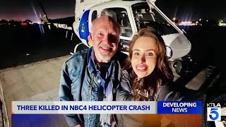 Investigation underway after 3 killed in NBC4 helicopter crash