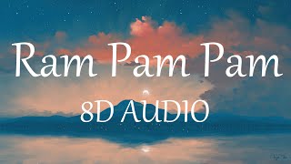 Ram Pam Pam - Natti Natasha x Becky G (8D AUDIO) 360°