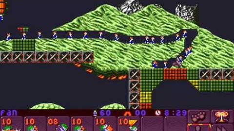 Lemmings 2: The Tribes - Highland Level 1