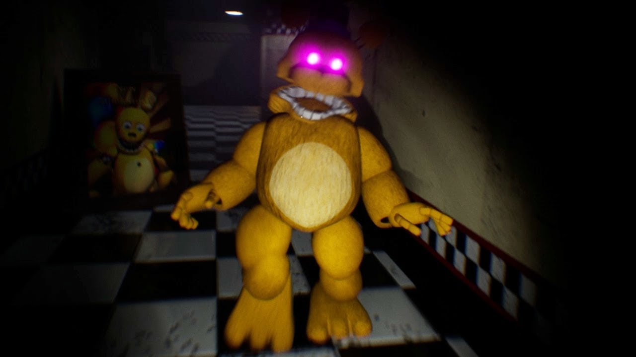 HUNTED BY FREDBEAR THROUGH HIS NEW DINER..  FNAF Those Nights at  Fredbear's New Destiny 