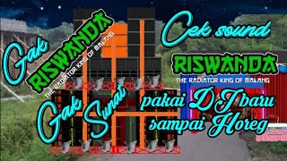 Cek sound Riswanda audio pakai DJ baru sampai Horeg.