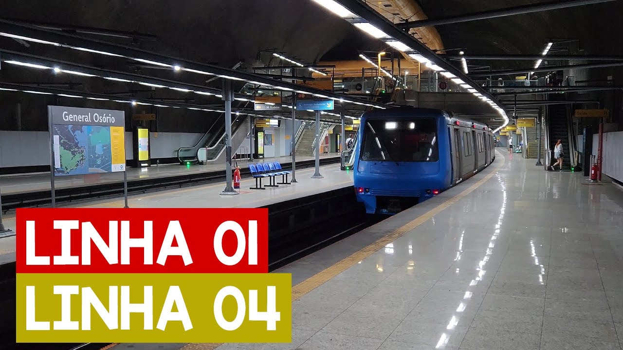 Linhas 1 e 4 do Metrô do Rio de Janeiro
