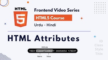 HTML Attributes | HTML Crash Course | Urdu - Hindi