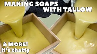 Part One  Making Soap With Tallow + Studio Tour  | MO River Soap