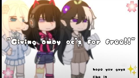 ✨🌸Im giving away free oc