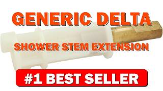 Generic Delta Shower Stem Extension Extender Brass Tip - B00G3FWJNW