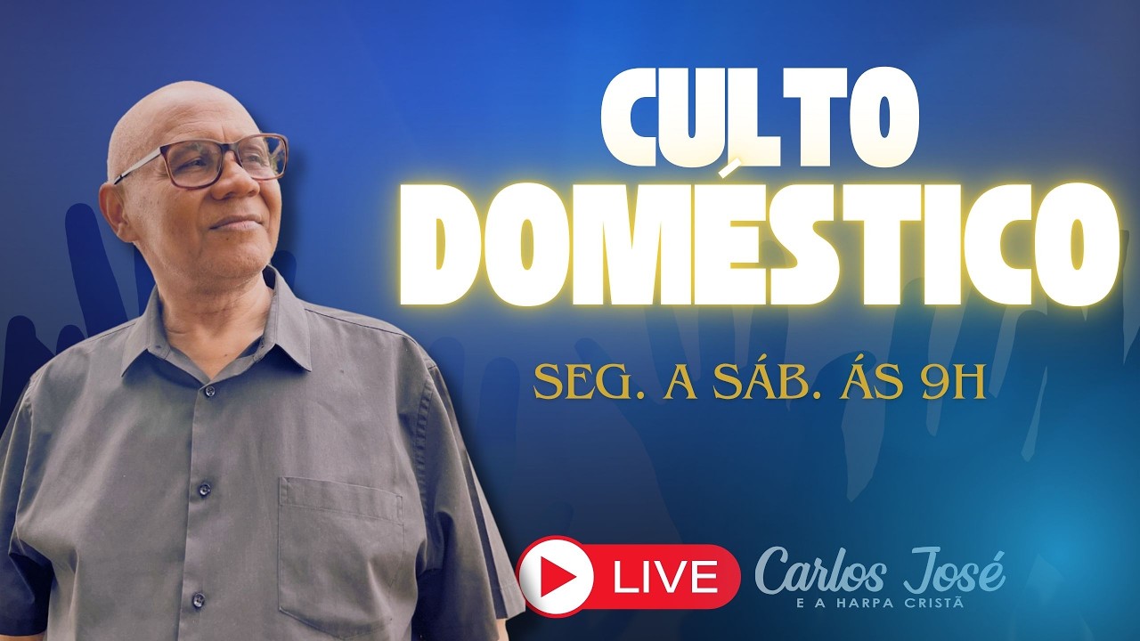 CULTO DOMESTICO DEUS TEM UMA PALAVRA PRA VOCÊ (GIZEUDA RODRIGUES) | CARLOS JOSÉ E A HARPA CRISTÃ