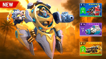 New LIGHTWIELDER - Seeker with Hellfire 12, Javelin Rack 12, Voltaic RPG 16+8 - Mech Arena