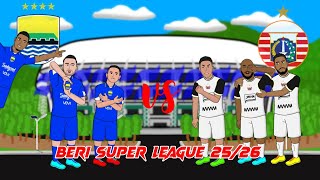 persib vs persija | animasi sepak bola 