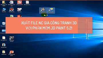Hướng Dẫn Phần Mềm JD Paint : Xuất File Chương Trình Gia Công CNC Khắc Tranh 3D - Tự Học Lập Trình