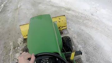John Deere 322 POV Scraping Slush