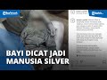 Viral Bayi Dijadikan Manusia Silver untuk Mencari Uang di Pamulang
