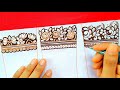 How to: 3 Different Bridal Henna Borders | Bridal Henna Start Tutorial by Thouseens Henna