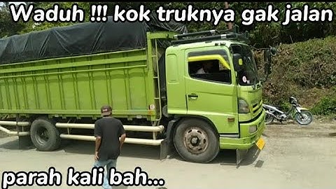 Waduh ! Truknya gak bisa jalan || aek latong-batu jomba