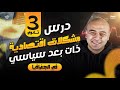 درس مشكلات اقتصادية ذات بعد سياسي تالتة ثانوي 2026 العودة من الاجازة 