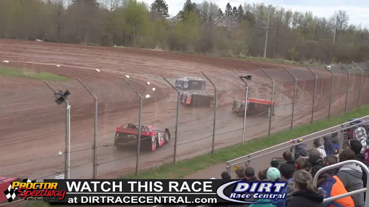 Proctor Speedway 5/15/16 WISSOTA Late Model Heat R...