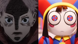 Yuji Itadori Breaks Down But The Amazing Digital Circus Theme Plays Over It